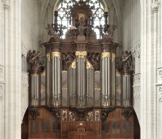 Orgel in der Kathedrale in Antwerpen, &copy; Orgelbau Schumacher