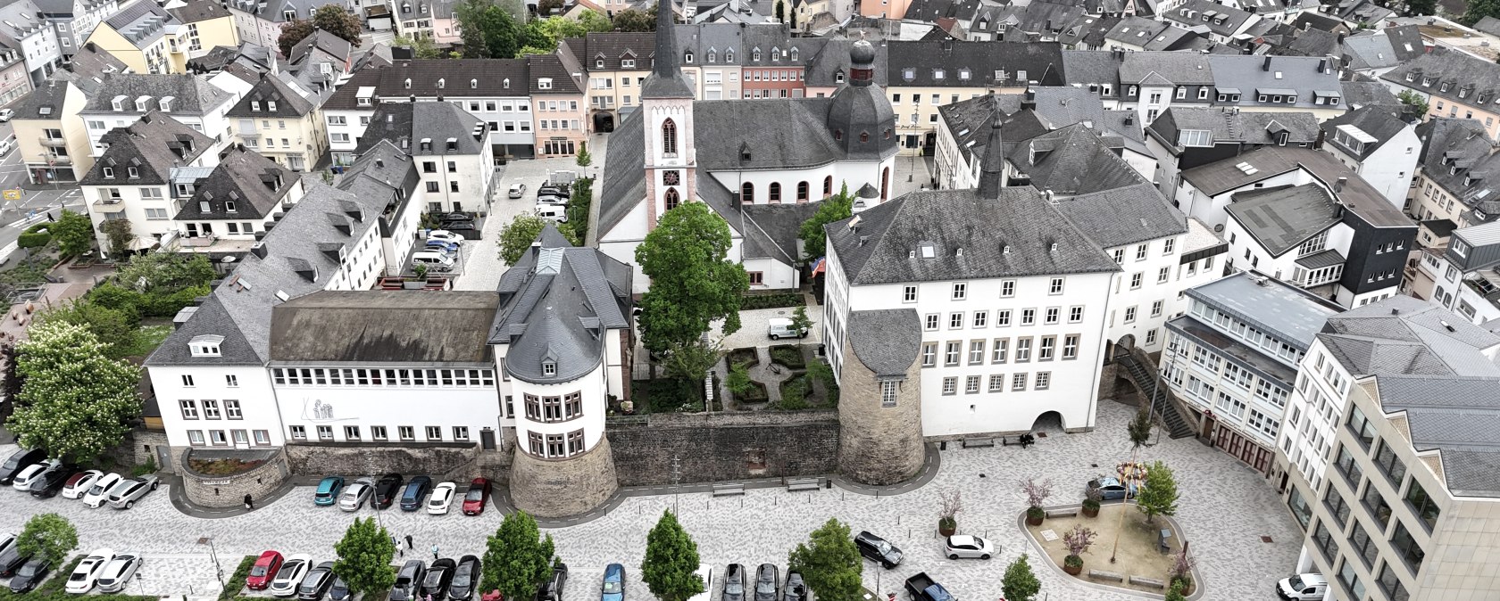 Bitburg Luftaufnahme, © Archiv Stadt Bitburg