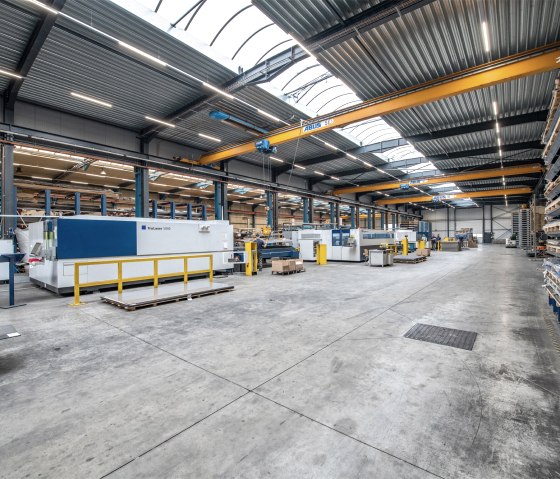 Produktionshalle, © New Laser