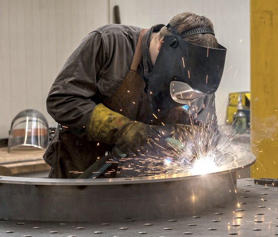 Schwei&szlig;abteilung, &copy; S&amp;D Blechtechnologie GmbH