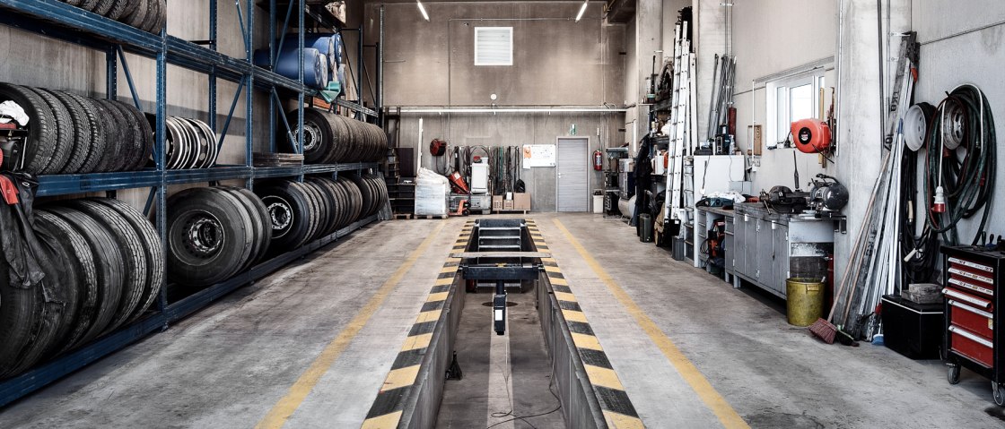 Werkstatt, &copy;  Internationale Transporte Klaus Baum