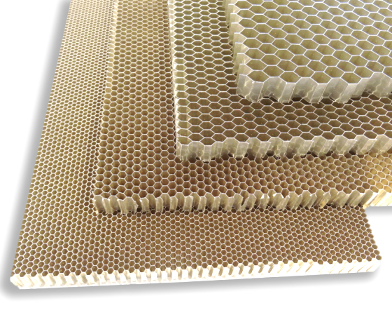 Alu-Waben werden in der Luftfahrttechnologie eingesetzt, &copy; Eurocomposites