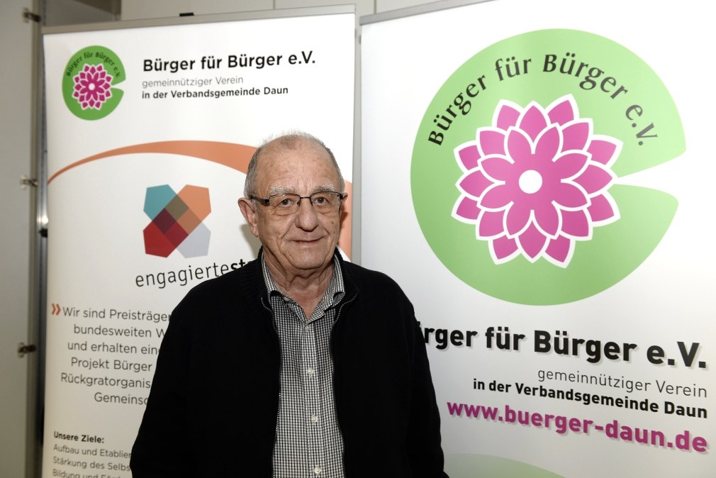 B&uuml;rger f&uuml;r B&uuml;rger e.V. - 1. Vorsitzender Gerd Becker, &copy; Marke Eifel