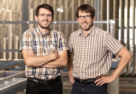 v.l.n.r Gesch&auml;ftsf&uuml;hrer Fabian und Daniel Rieder, &copy; Fotostudio Kirwel-Regnery