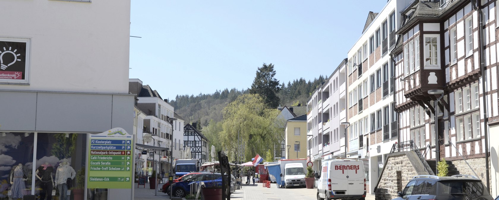 Ein Blick in die Innenstadt von Schleiden, © Eifel Tourismus/Petra Grebe