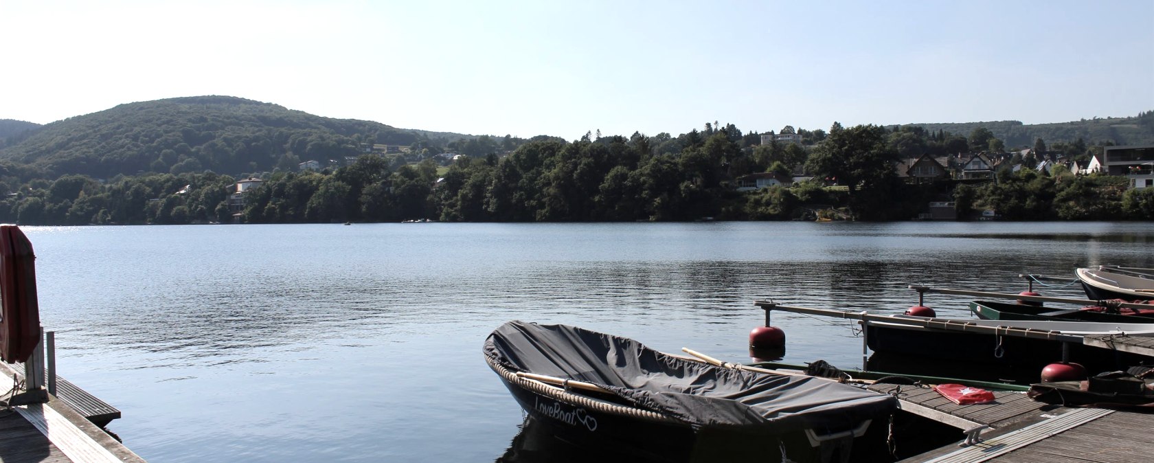 Bootsanleger am Staubecken, © Rureifel Tourismus e.V.