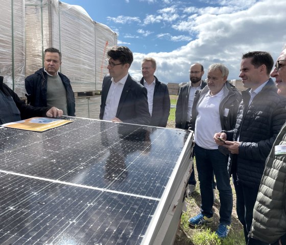 Im Austausch mit Staatssekret&auml;r Hauer, &copy; S&uuml;deifel Strom eG