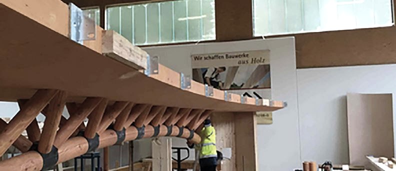 Br&uuml;ckenmontage, &copy; Floss Holzbau GmbH