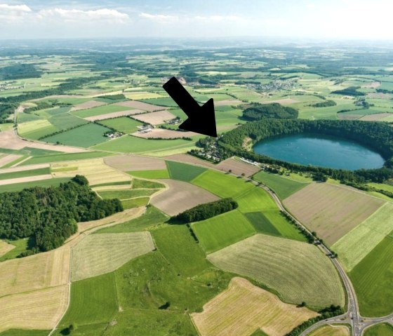 Lage Feriendorf Pulvermaar, © Feriendorf Pulvermaar