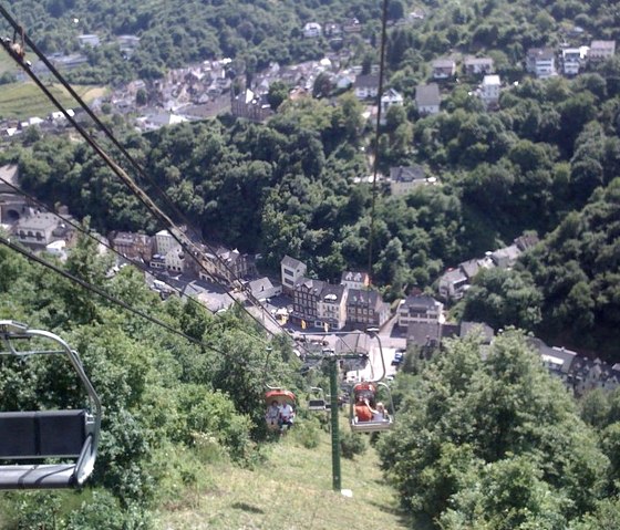 Seilbahn Cochem - Blick von oben