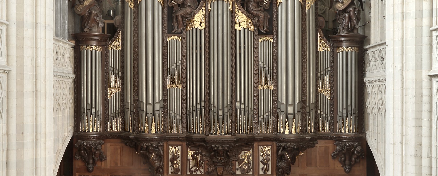 Die Orgel in der Kathedrale in Antwerpen, &copy; Orgelbau Schumacher