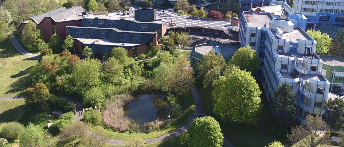Gr&uuml;ner Campus an der Universit&auml;t Trier, &copy; Universit&auml;t Trier