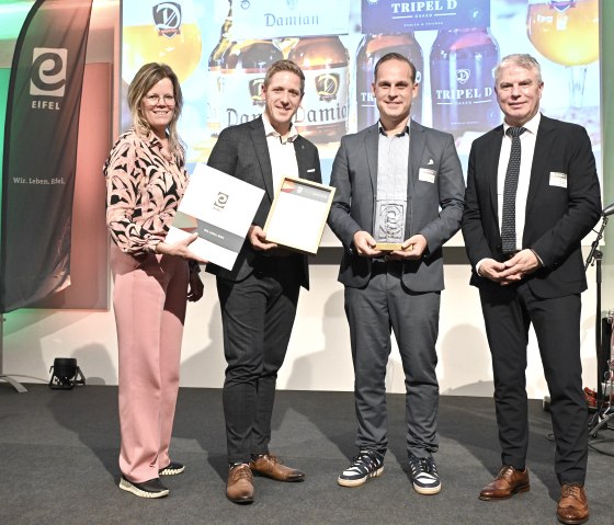 Damian &amp; Friends hat den EIFEL Award "Regionale Wertsch&ouml;pfung" erhalten, &copy; Eifel Tourismus GmbH/Petra Grebe
