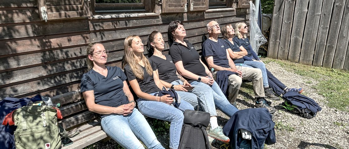 Das Team bei einer Auszeit, &copy; GesundLand Vulkaneifel