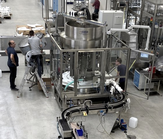 Die Montagehalle, &copy; B&uuml;nder und Schmitt Maschinenbau GmbH