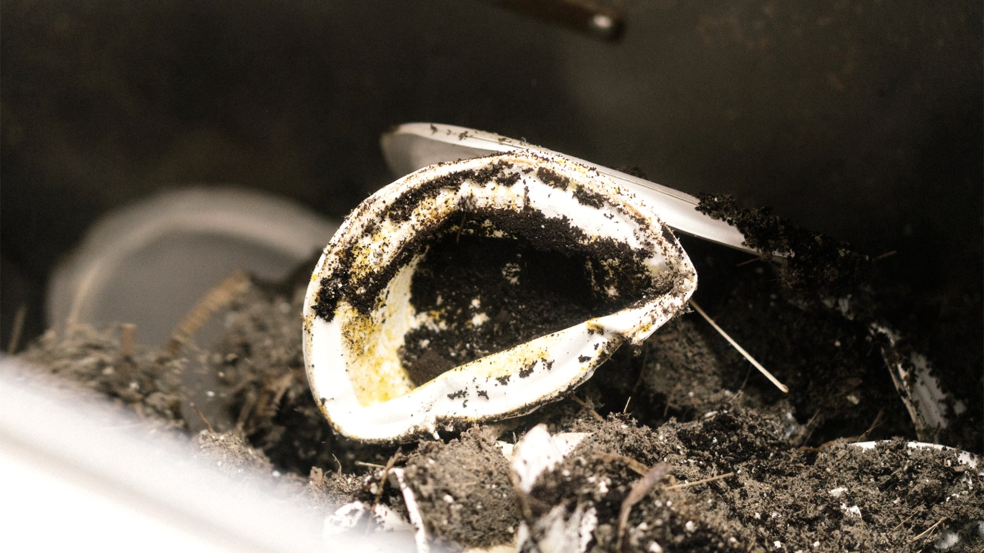 Innerhalb weniger Tage wird aus dem Abfall umweltfreundlicher Kompost.