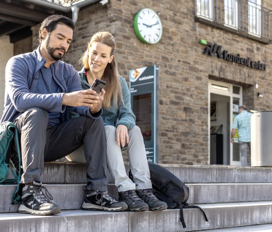 Vom Bahnhof in Kall k&ouml;nnen Wanderer sich auf den Weg zu verschiedenen Touren machen, &copy; Eifel Tourismus GmbH/Dominik Ketz