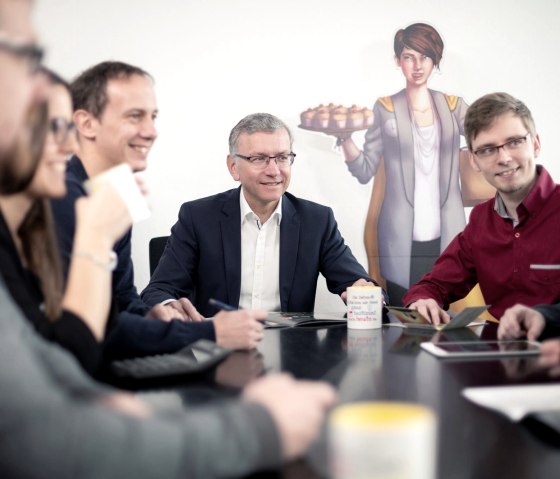 Teambesprechung, &copy; Weiss Druck