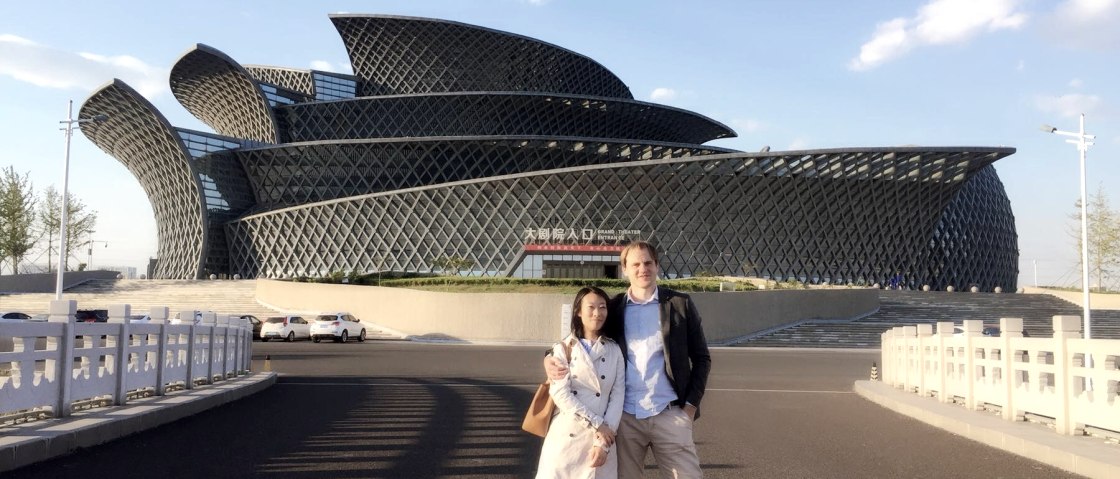 Xin Wang und Florian Koltun in China, &copy; Konzertdirektion Koltun gUG