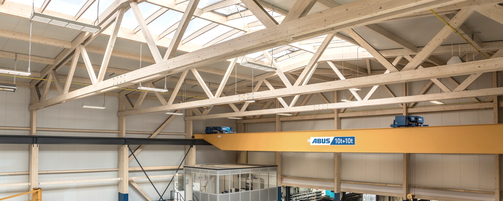 Holzhalle eines Kunden, &copy; X-Wood Concept GmbH