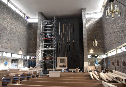 Orgel Aufbau, &copy; Weimbs Orgelbau/Frank Wiesen