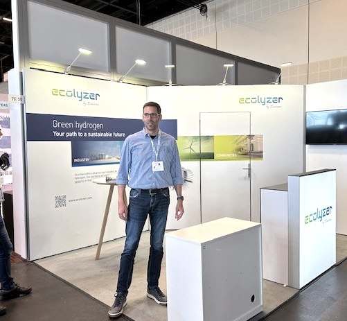 Das Unternehmen pr&auml;sentiert sich auch auf Messen, &copy; ecoclean