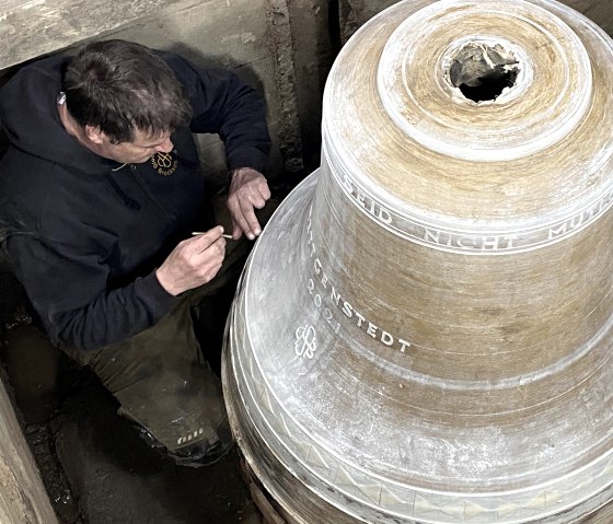 In der Glockengie&szlig;erei Schmitt, &copy; Eifel Tourismus/Angelika Koch