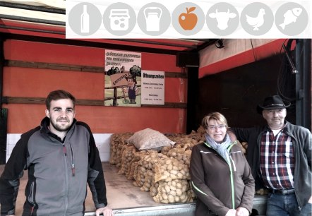 Marktstand Familie Schmitz, &copy; Rudi Schmitz