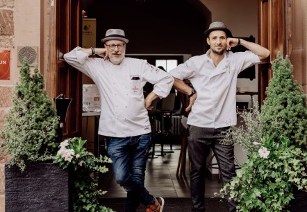 Herbert Brockel (li) und Tobias Schlimbach, &copy; Brockel-Schlimbach