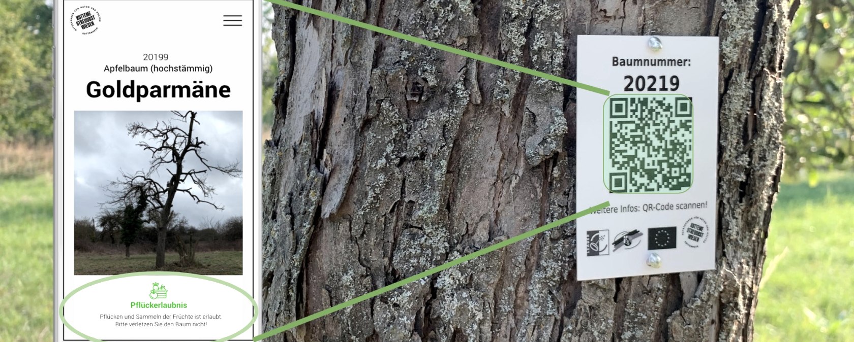 QR-Code Streuobstwiese, &copy; Andreas Hesse