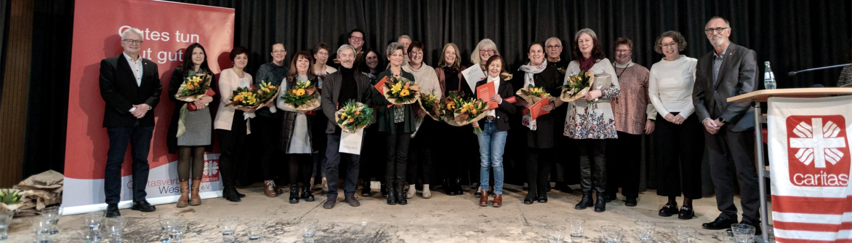 Jahresauftaktveranstaltung mit Ehrung langjähriger Mitarbeitenden, © Caritasverband Westeifel e.V.