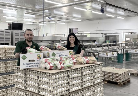 Eier Verpackstation, © Geflügelhof Andres