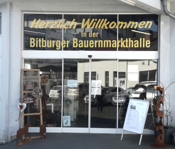 Biauernmarkthalle Eingang, &copy; Tourist-Information Bitburger Land