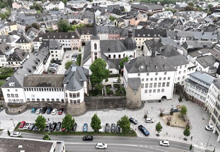 Bitburg Luftaufnahme, &copy; Archiv Stadt Bitburg