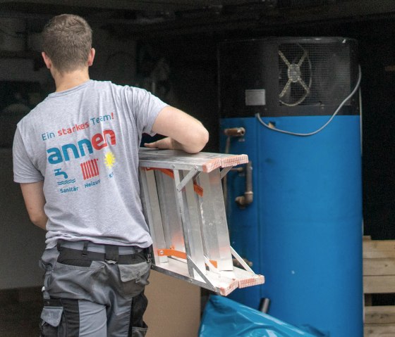 Bei der Wartung, &copy; Annen-SHK