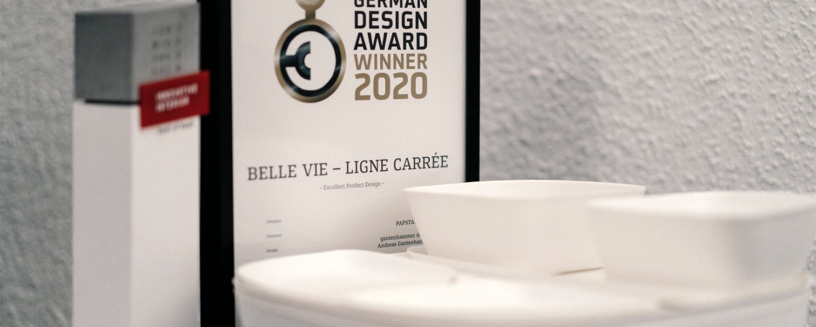 Ausgezeichnet: Papstar gewinnt renommierte Preise wie den German Design Award Winner 2020, den Iconic Award2020 Innovative Interior oder die Auszeichnung zur Green Brand (2019), &copy; Zukunftsinitiative Eifel (c) Lars May