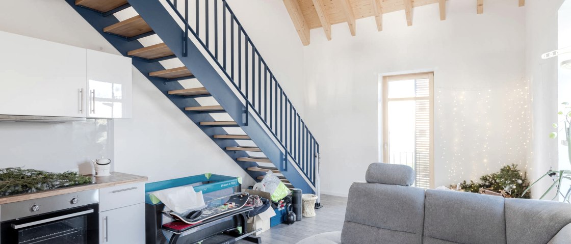 offene Raumgestaltung /Starterwohnung, &copy; Plan Lenz GmbH/Bitzigeio