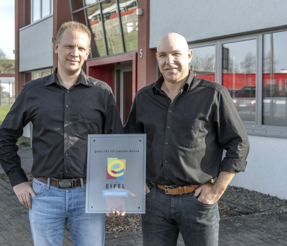 Thomas Welling, Gesch&auml;ftsf&uuml;hrer (re) und Mitgesch&auml;ftsf&uuml;hrer Thorsten Engelhardt, &copy; Jochen Hank