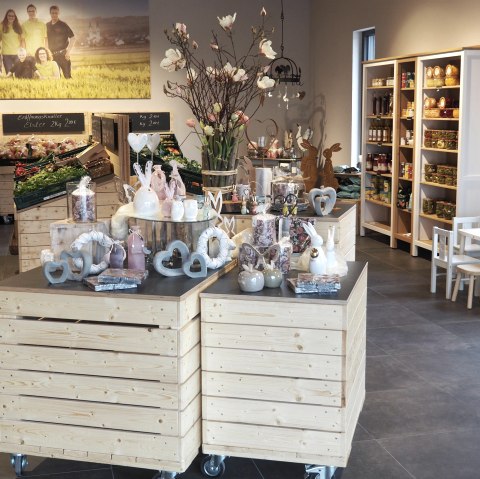 Innenansicht neuer hofladen