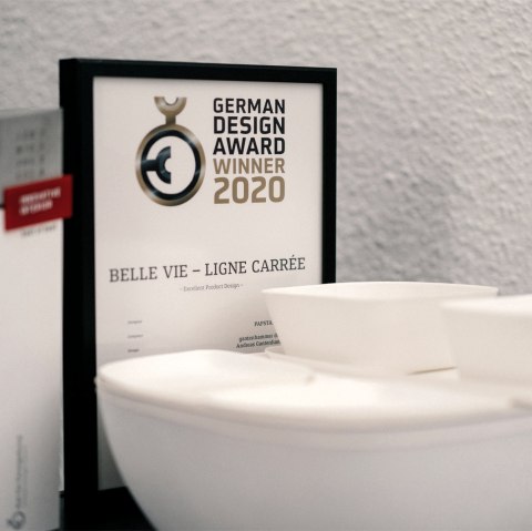 Ausgezeichnet: Papstar gewinnt renommierte Preise wie den German Design Award Winner 2020, den Iconic Award2020 Innovative Interior oder die Auszeichnung zur Green Brand (2019), &copy; Zukunftsinitiative Eifel (c) Lars May