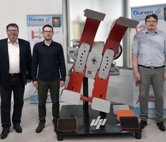 vlnr.: Gesch&auml;ftsf&uuml;hrer Klaus Durwen, Alexander Durwen, Sebastian Durwen, &copy; Durwen Maschinenbau GmbH