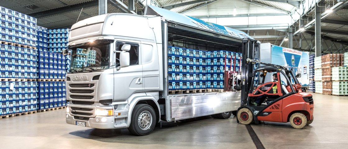 Nürburg Quelle-Logistik, © Nürburg Quelle