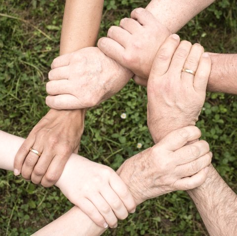 Helfende Hände, © Bild von Anemone123 auf Pixabay