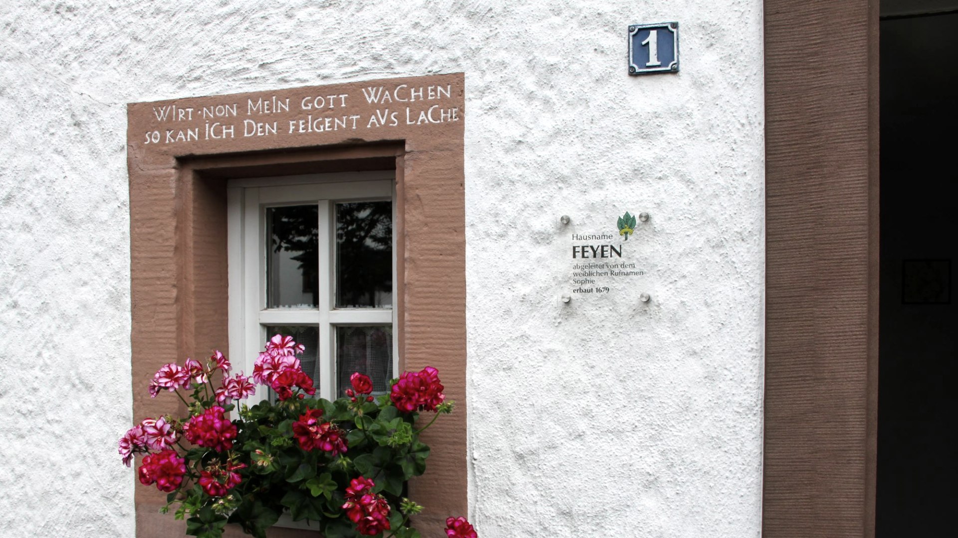 Alte Hausnamen, &copy; Stefan Lieser